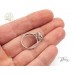 Годежен Пръстен с Лабораторен Диамант IGI Сертификат 14К Бяло Злато  Bloom Jewellery